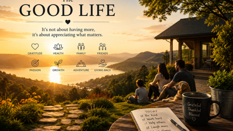 THE GOOD LIFE: MORE THAN WEALTH, FAME, AND POSSESSIONS