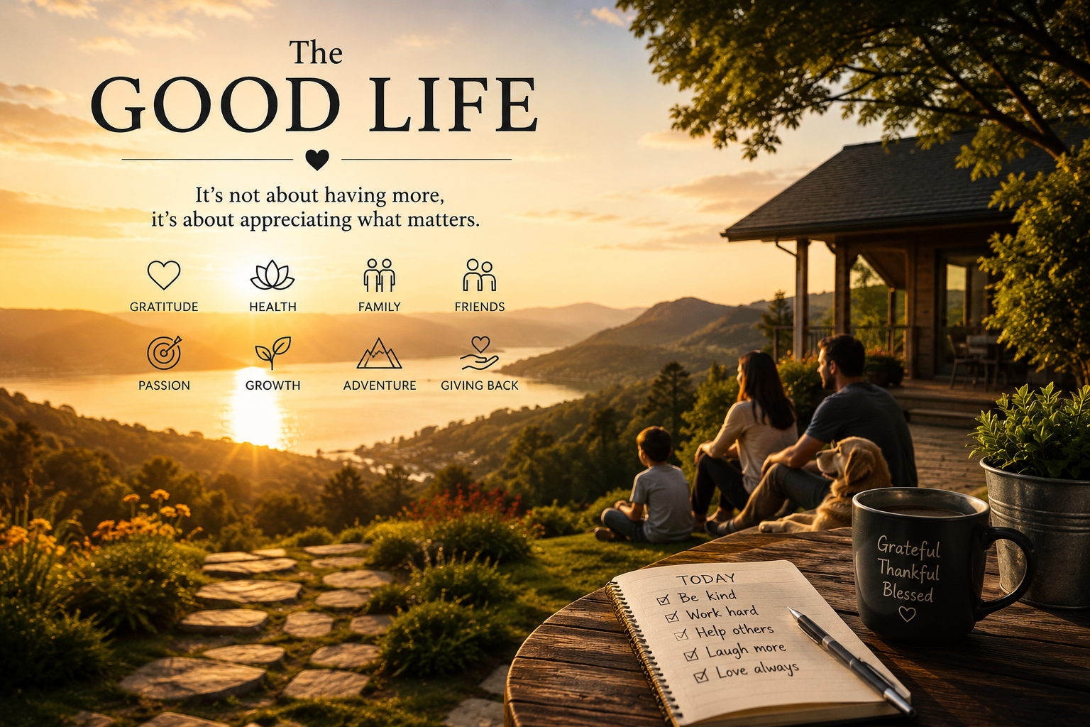 THE GOOD LIFE: MORE THAN WEALTH, FAME, AND POSSESSIONS
